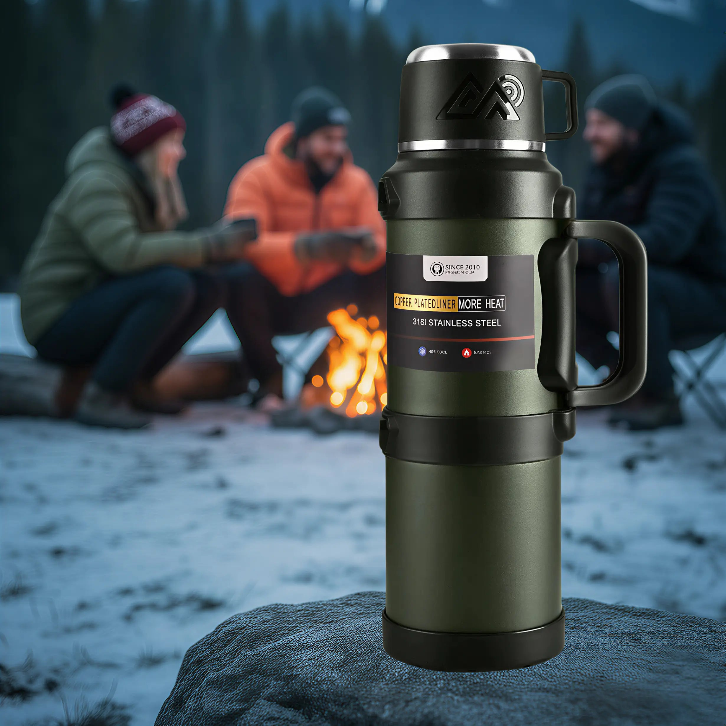 La gourde Isotherme IronTrail-72 Warm & Wave